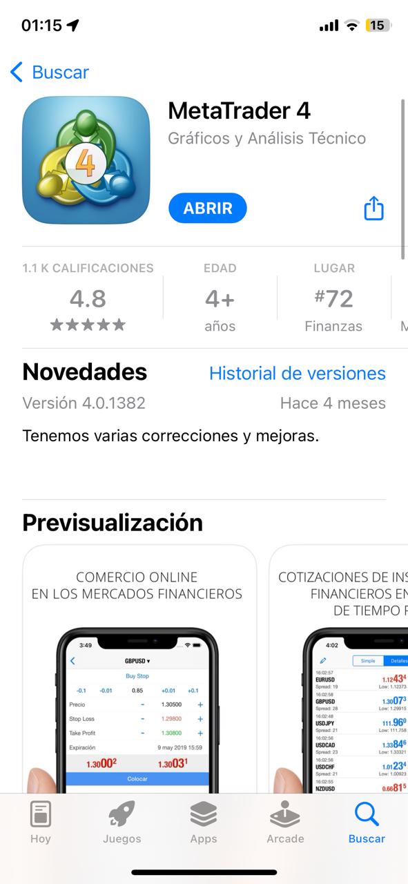 ¿cómo Descargar Metatrader 4 Para Iphone